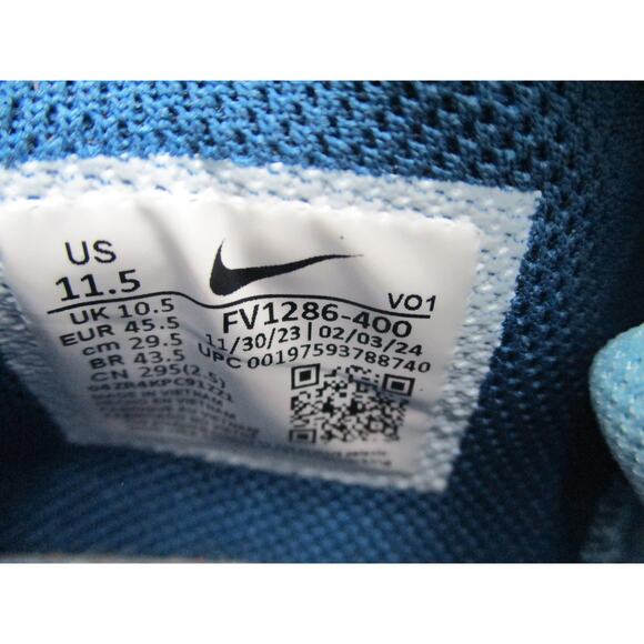 Nike Ja 1 Midnight NY Vs NY Shoes Mens Size 11.5 Blue Basketball FV1286-400 1T2 main image 8